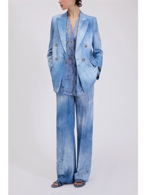 Denim print jacket ERMANNO FIRENZE | D48EI019EC0MF15600156